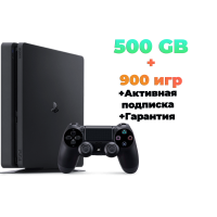 PS4 Slim 500GB Б/У + Ігри