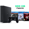 PS4 Slim 500GB Б/У Комплект Start