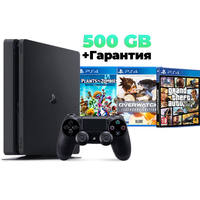 PS4 Slim 500 GB Комплект №7