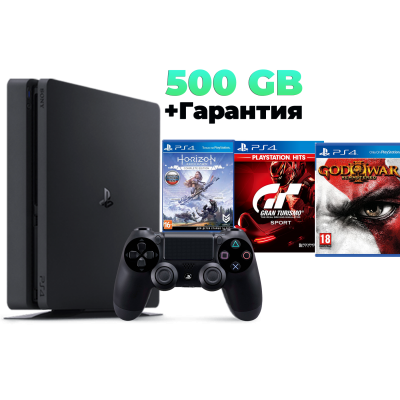 PS4 Slim 500 GB  Комплект №3