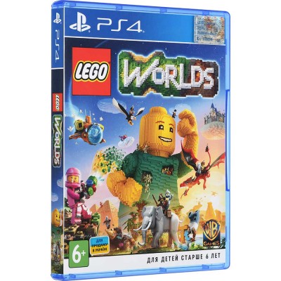 Диск PS4 Lego Worlds RU БУ
