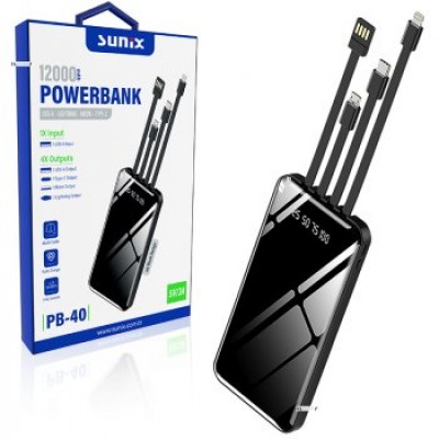 УМБ (Power Bank)  Sunix PB40 12000 mAh