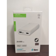 УМБ (Power Bank) TTEC 20 000 mah + LED ліхтарик