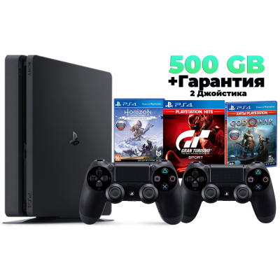 PS4 Slim 500 GB  Комплект №2