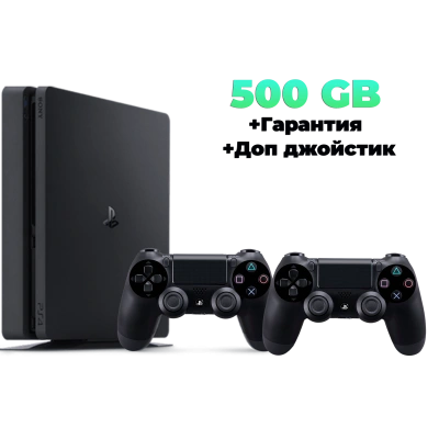 Купити PlayStation 4 Slim 500GB з додатковим джойстиком